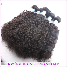 100% Unprocessed tangle free mongolian curly hair weave 7a